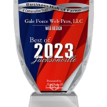 Image of Business Hall of Fame trophy - Gale Force Marketing, Inc.